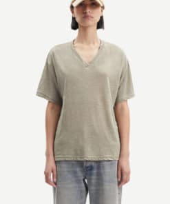 Samsoe & Samsoe Eli T-shirt Silver Sage