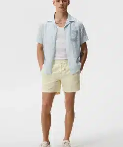 J.Lindeberg Banks Solid Swim Trunks Pear Sorbet