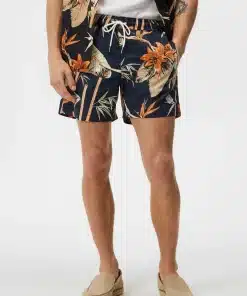 J.Lindeberg Banks Tropical Swim Trunks Navy