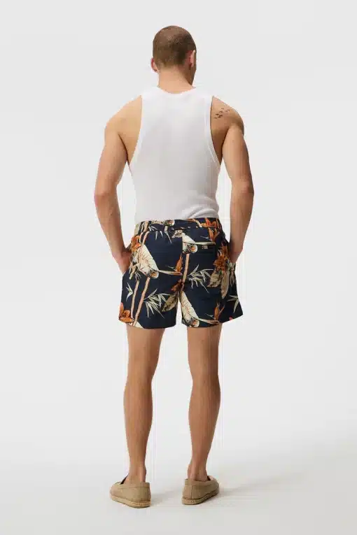 J.Lindeberg Banks Tropical Swim Trunks Navy