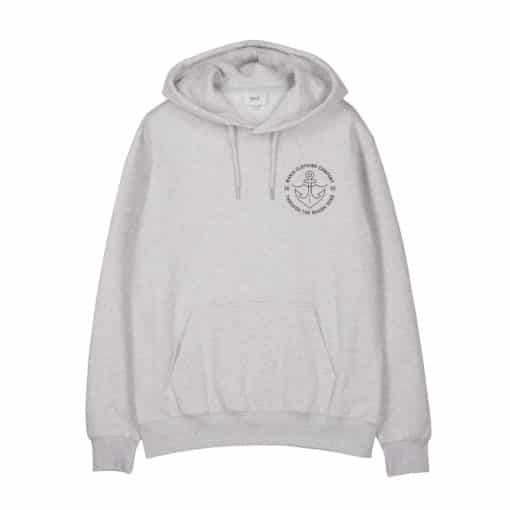 Makia Hook Hooded Sweatshirt Light Grey