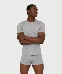 Organic Basics TENCEL™ LYOCELL Lite Crew Tee Grey Melange