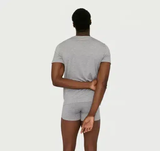 Organic Basics TENCEL™ LYOCELL  Lite Crew Tee Grey Melange