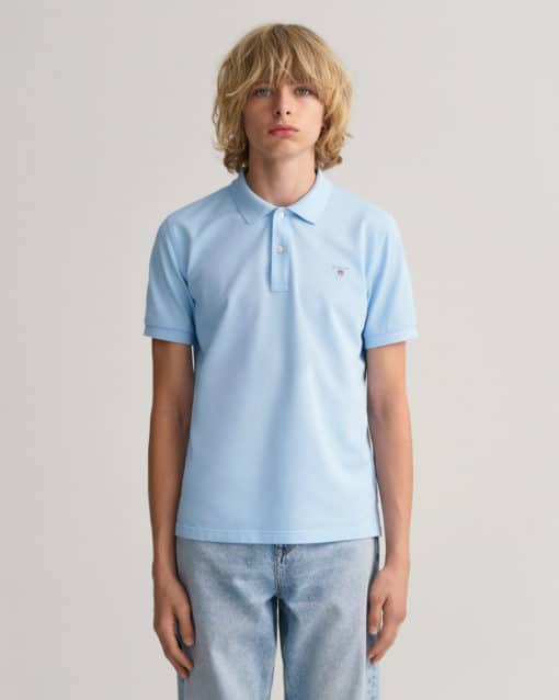 Gant Teens Original Pique Light Blue