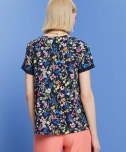 Esprit Flower T-shirt Navy