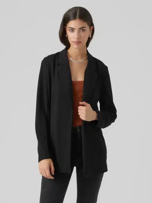 Vero Moda Liva Long Blazer Black