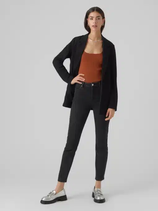 Vero Moda Liva Long Blazer Black