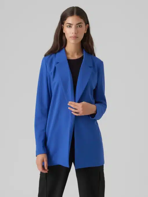 Vero Moda Liva Long Blazer Beaucoup Blue