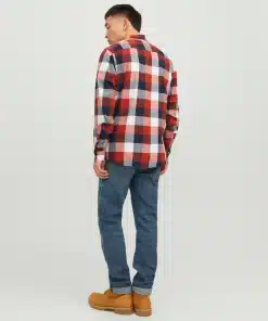 Jack&Jones Buffalo Twill Shirt Cinnabar