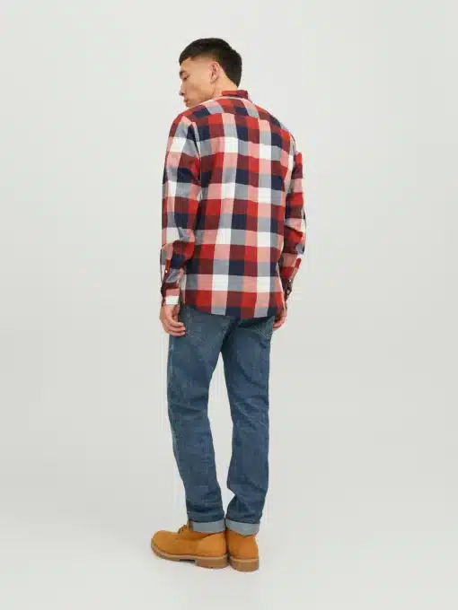 Jack&Jones Buffalo Twill Shirt Cinnabar