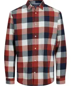 Jack&Jones Buffalo Twill Shirt Cinnabar