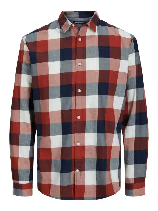 Jack&Jones Buffalo Twill Shirt Cinnabar