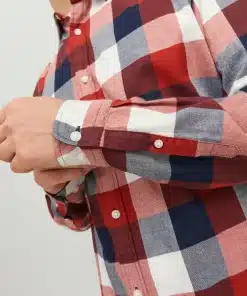 Jack&Jones Buffalo Twill Shirt Cinnabar