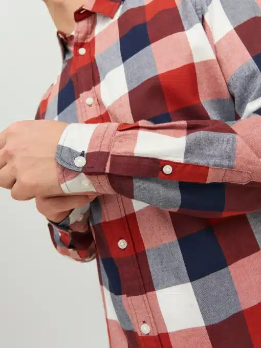 Jack&Jones Buffalo Twill Shirt Cinnabar