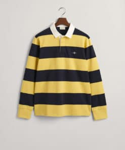 Gant Regular Fit Heavy Rugger Shirt Parchment Yellow