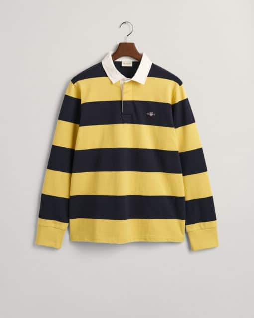 Gant Regular Fit Heavy Rugger Shirt Parchment Yellow