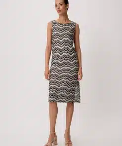 Comma, ZigZag Dress Black