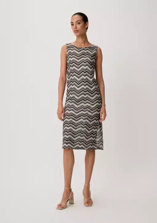 Comma, ZigZag Dress Black