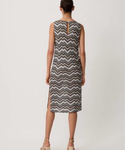 Comma, ZigZag Dress Black