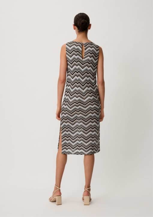 Comma, ZigZag Dress Black