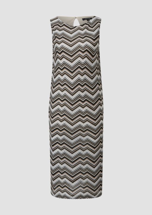 Comma, ZigZag Dress Black