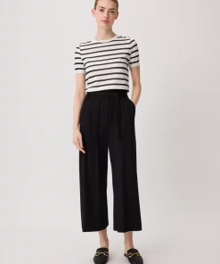 Comma, Ankle Length Trousers Black