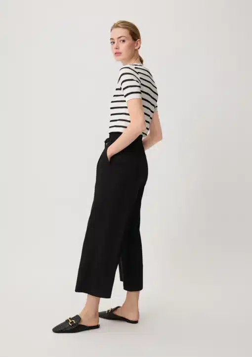 Comma, Ankle Length Trousers Black