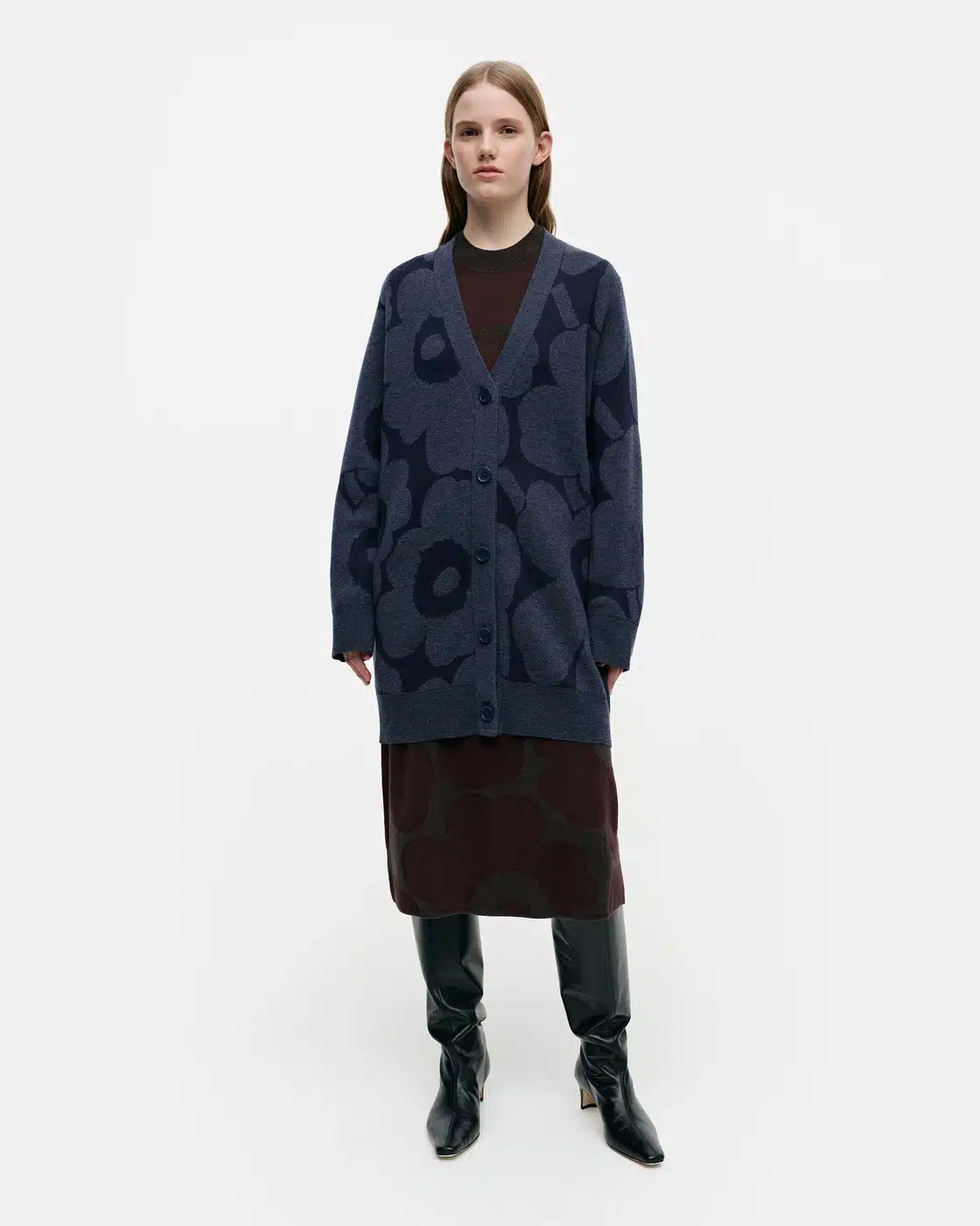 Kadmium Unikko wool cardigan