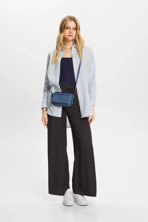 Esprit Linen Blouse Light Blue