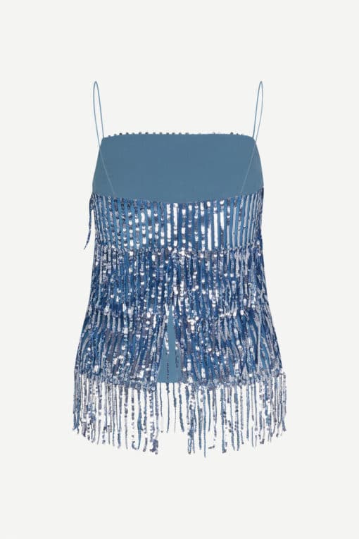 Samsoe&Samsoe Astella Top Midi Blue