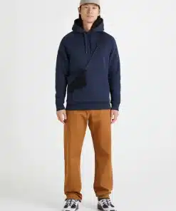 Peak Performance Original Small Logo Hood Men Blue Shadow