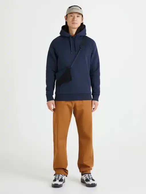 Peak Performance Original Small Logo Hood Men Blue Shadow