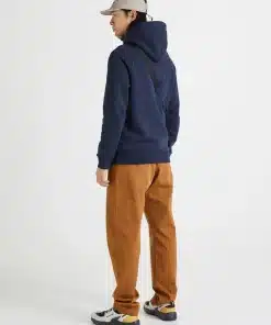 Peak Performance Original Small Logo Hood Men Blue Shadow