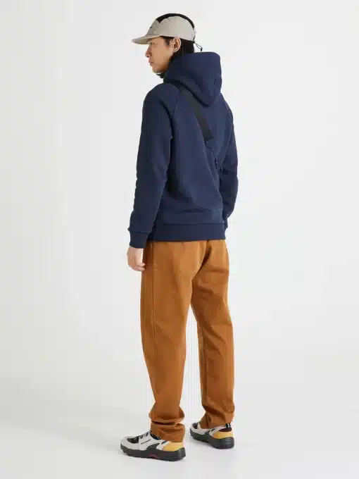 Peak Performance Original Small Logo Hood Men Blue Shadow