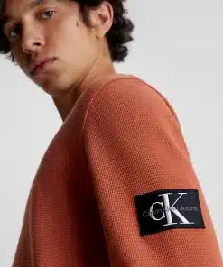 Calvin Klein Waffle LS Tee Auburn