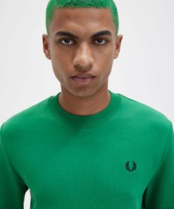 Fred Perry Crew Neck Sweatshirt Green