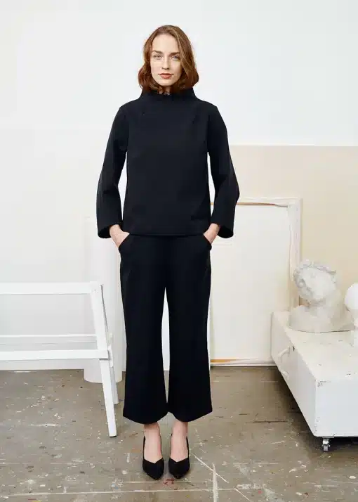 Papu Hexacon Blouse Solid Black