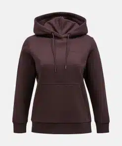 Peak Performance Original Small Logo Hood Desert Plum