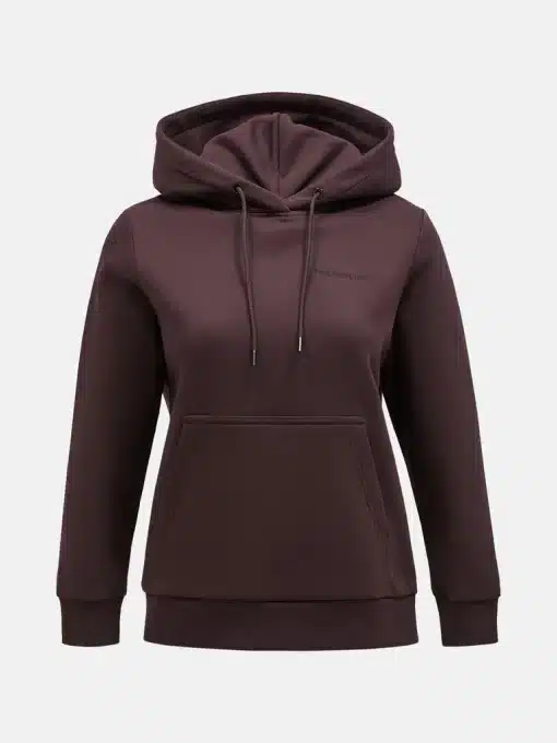 Peak Performance Original Small Logo Hood Desert Plum