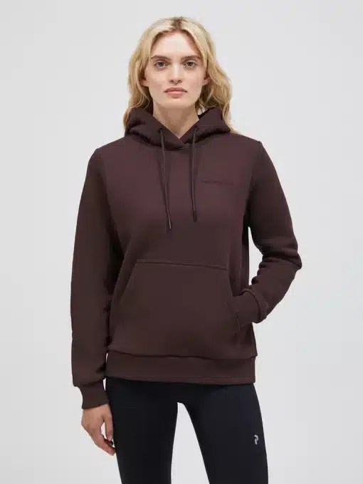 Peak Performance Original Small Logo Hood Desert Plum