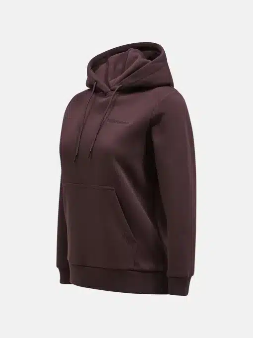 Peak Performance Original Small Logo Hood Desert Plum