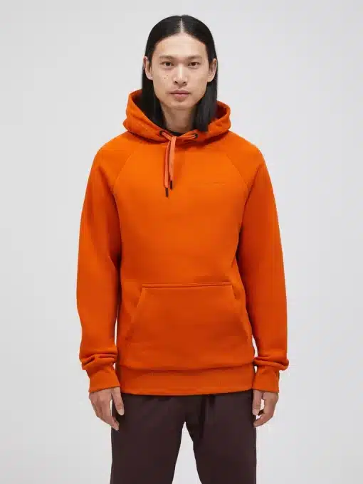 Peak Performance Original Small Logo Hood Men Gold Flame