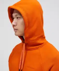 Peak Performance Original Small Logo Hood Men Gold Flame