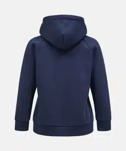 Peak Performance Original Small Logo Zip Hood Women Blue Shadow