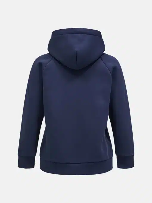 Peak Performance Original Small Logo Zip Hood Women Blue Shadow