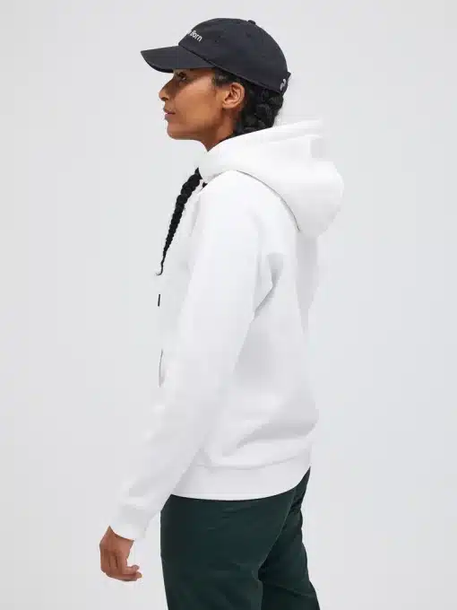 Peak Performance Original Small Logo Zip Hood Women Offwhite