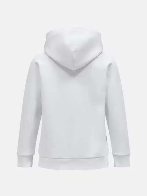Peak Performance Original Small Logo Zip Hood Women Offwhite