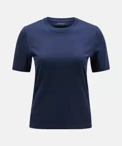 Peak Performance Original Small Logo Tee Women Blue Shadow