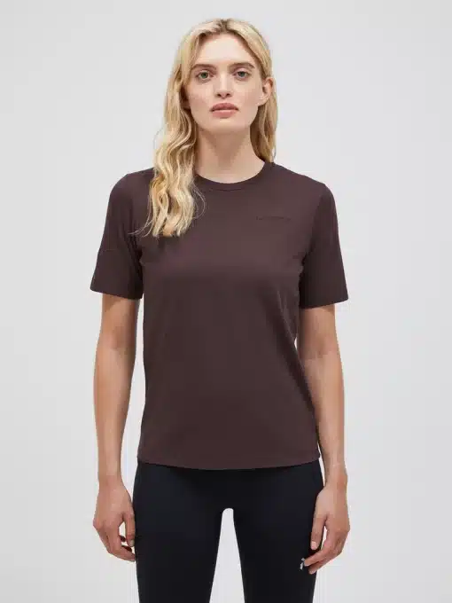 Peak Performance Original Small Logo Tee Women Desert Plum