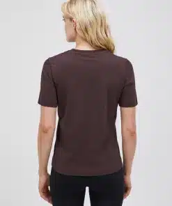 Peak Performance Original Small Logo Tee Women Desert Plum